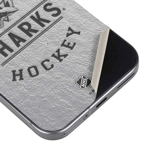 NHL San Jose Sharks Black Text Pixel 9 Pro XL Skin